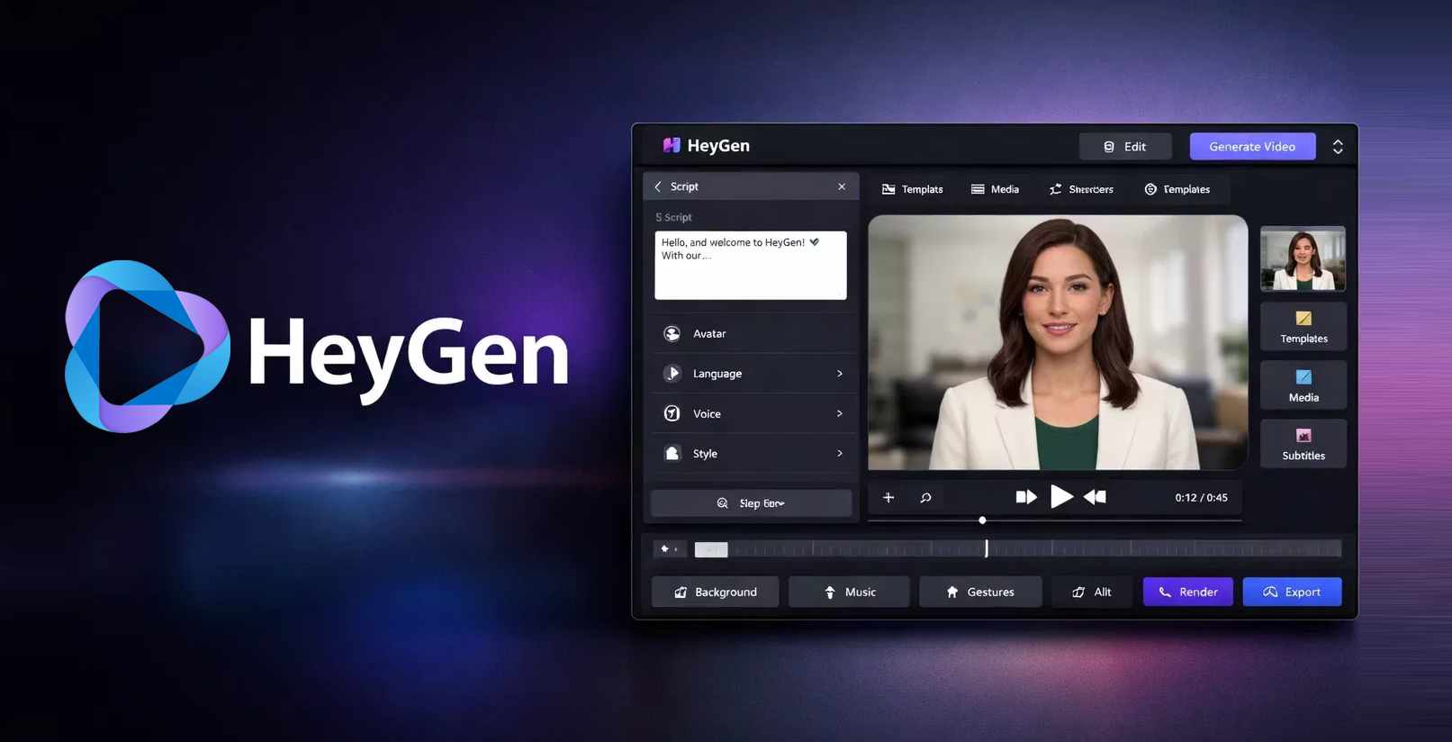 ขาย HeyGen AI Video - สร้างวิดีโอ AI พูดได้สมจริง ราคาถูก | ส่งทันที มีประกัน - OTP24HR